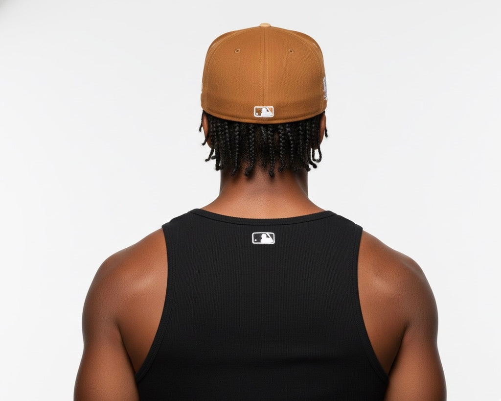 Los Angeles Fitted cap in Gold