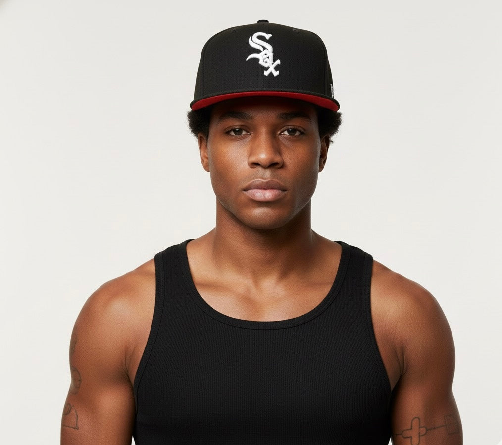 Chicago White Sox baseball cap black/red