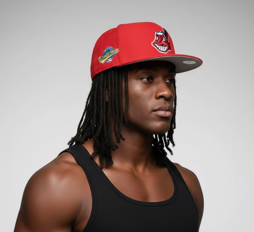 Cleveland Indians fitted baseball cap