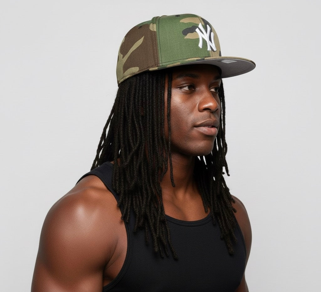 New Era New York Yankees MLB Woodland Camo 59FIFTY fitted hat