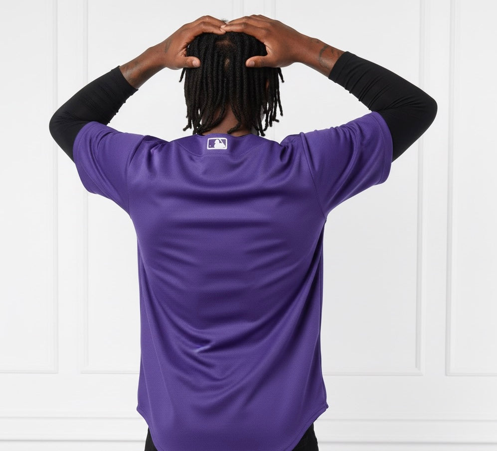 Purple Colorado Rockies Jersey