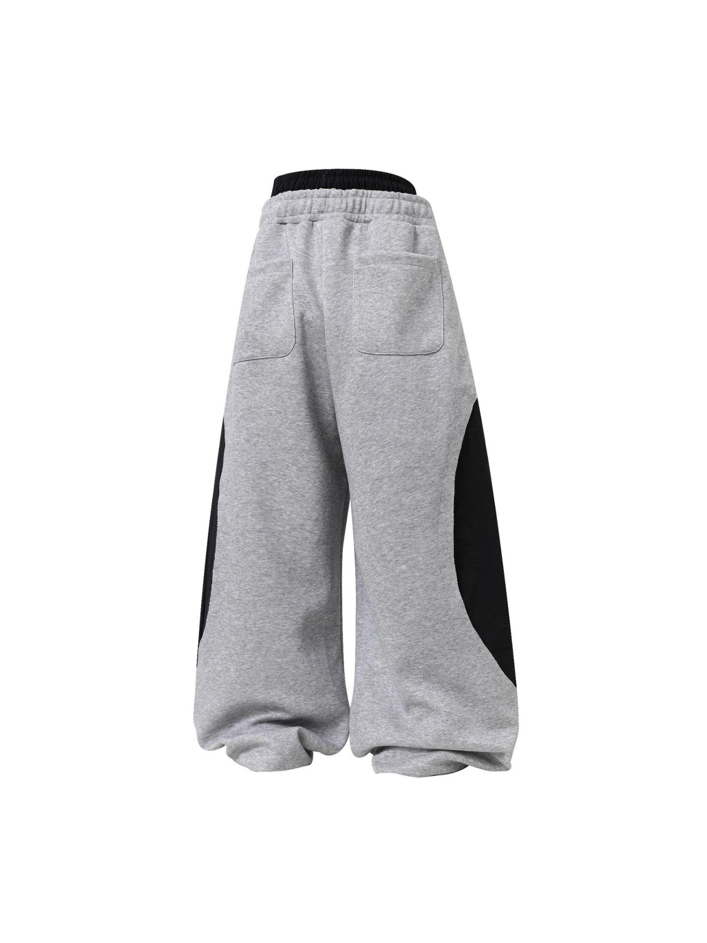 Omirad double-waist stripe wide-leg sweatpants