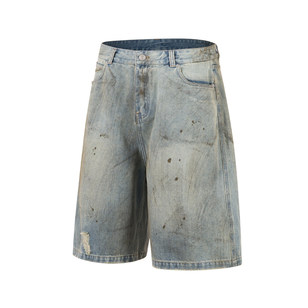 Washed Denim Short