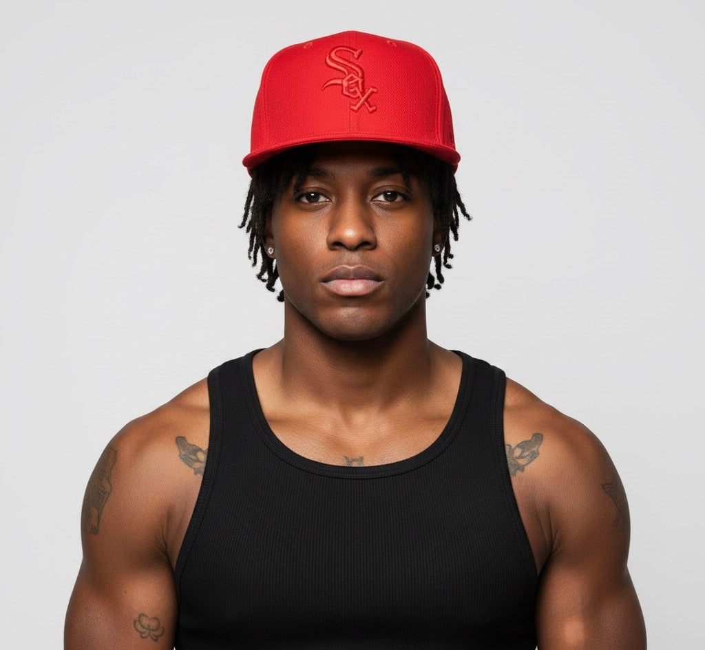 Joe Freshgoods x Chicago White Sox Red 9FIFTY SnapBack Hat
