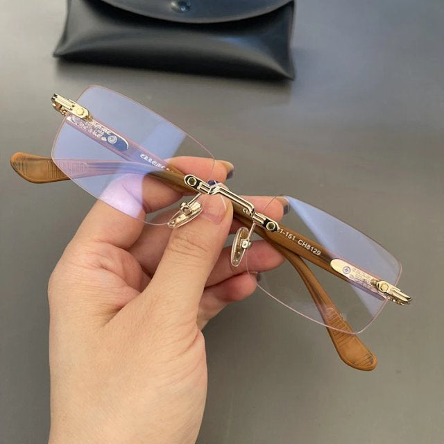 Chrome Heart Rimless Glasses