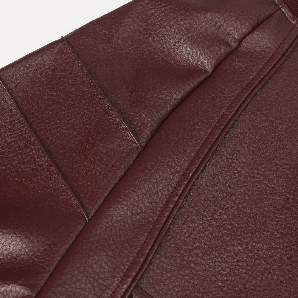 Calfskin bomber jacket