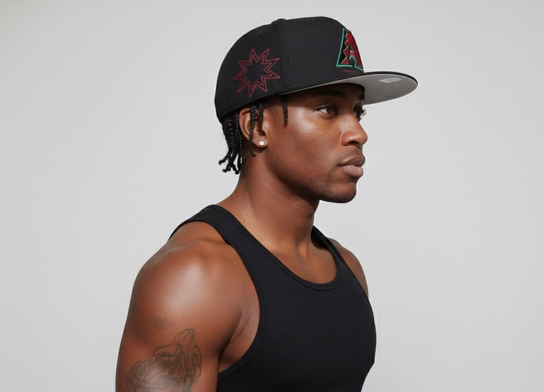 Arizona Diamondbacks Black “Stage Stitch” Fittted Hat