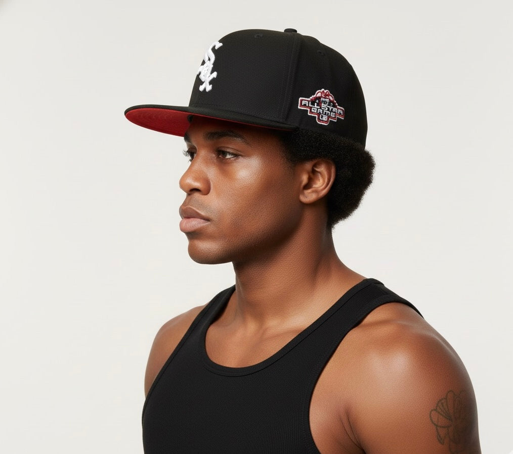 Chicago White Sox baseball cap black/red