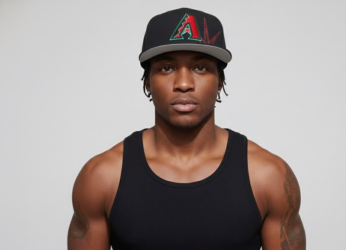 Arizona Diamondbacks Black “Stage Stitch” Fittted Hat
