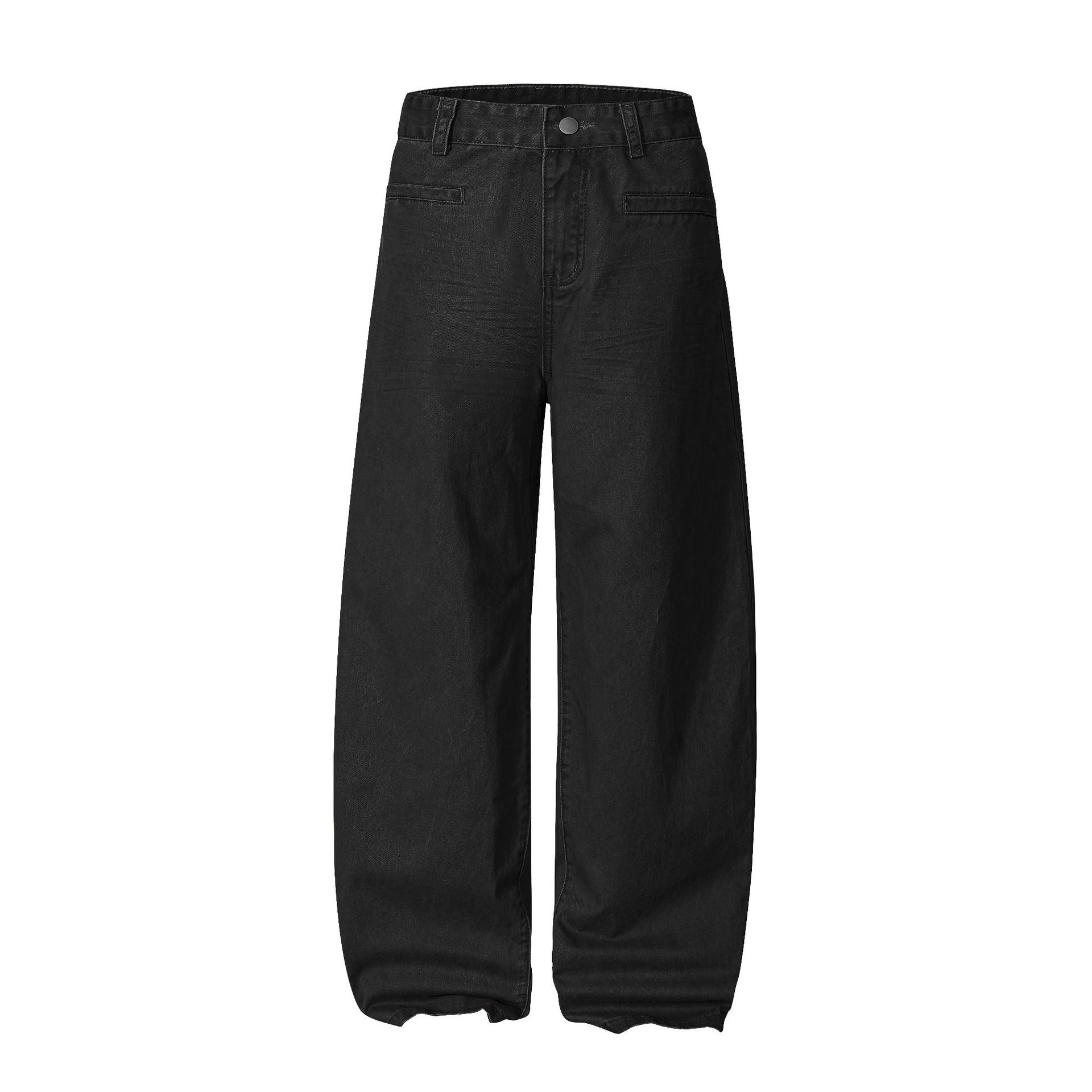 Splicing Design Pure Color Loose Pants