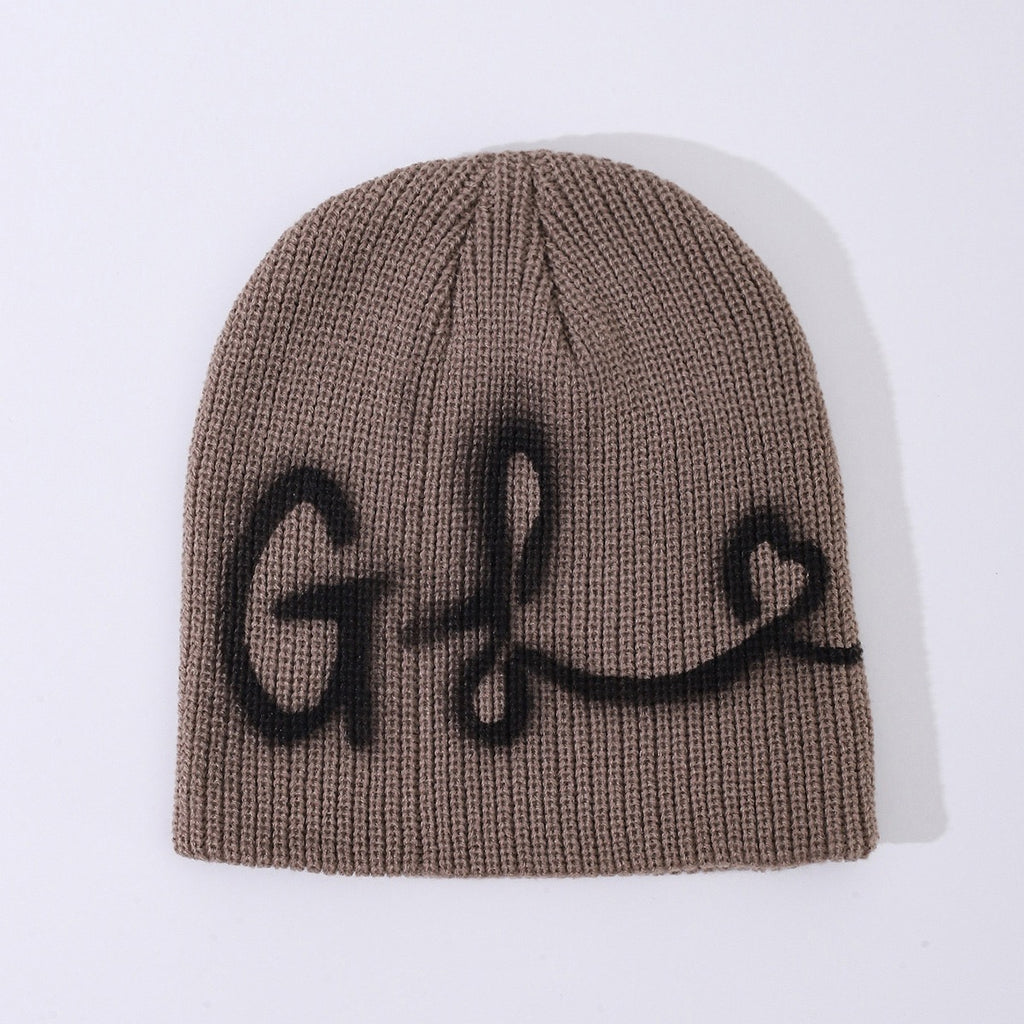 Printed Knitted beanie