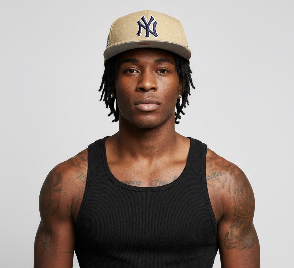 '47 Brand New York Yankees No Shot Captain Khaki Snapback