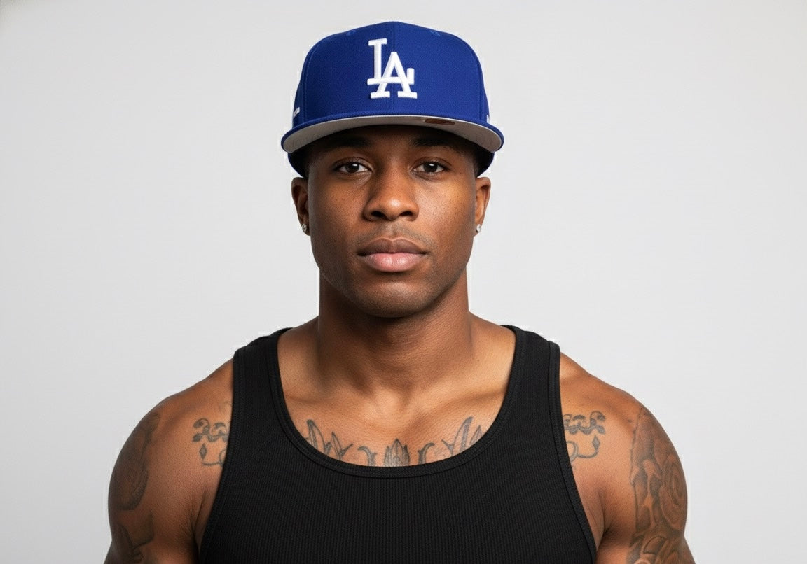 New Era Los Angeles Dodgers MLB 59FIFTY fitted hat with side script