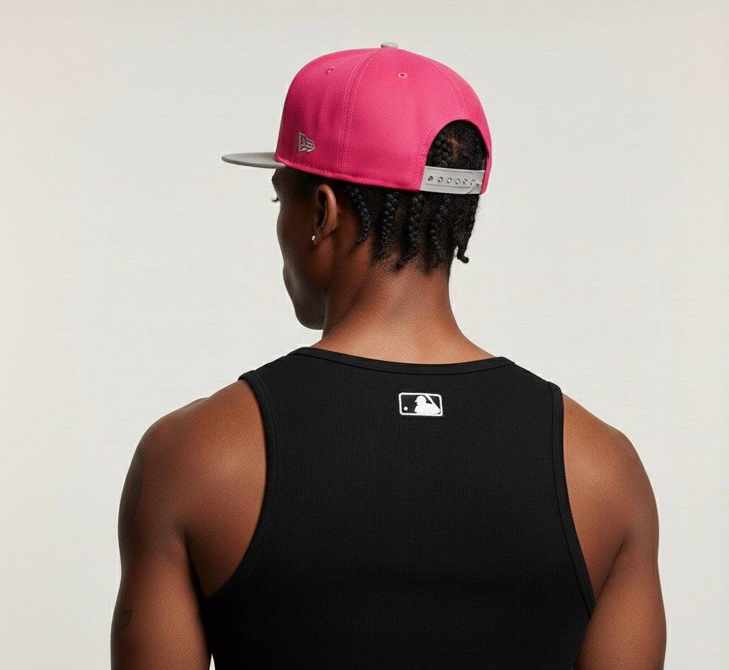NY YANKEES New Era Snapback Pink Two-Tone
