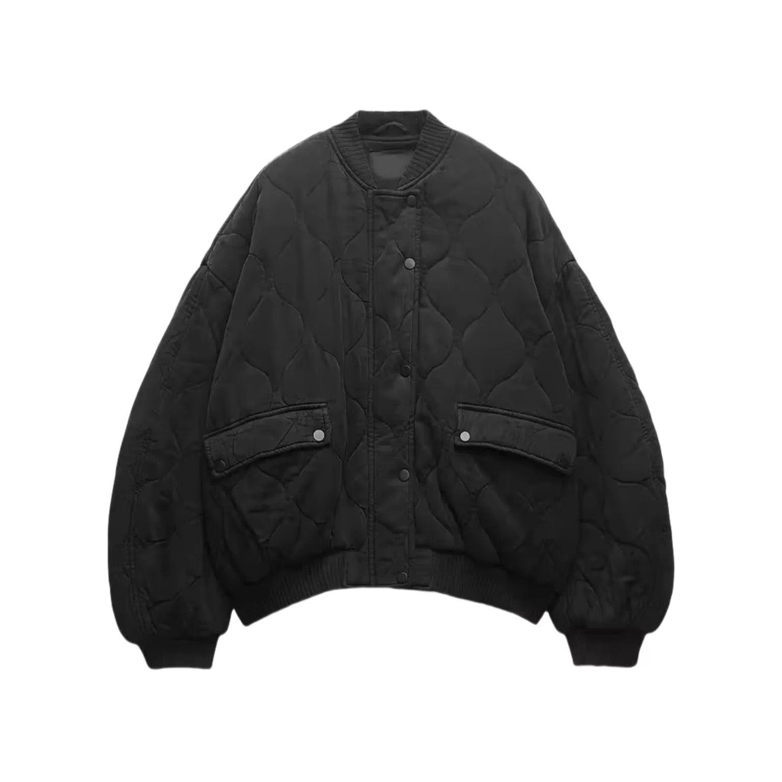 Quilted Bomber Jacket