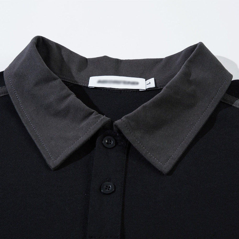NO.9 Sporty Polo Soccer Jersey