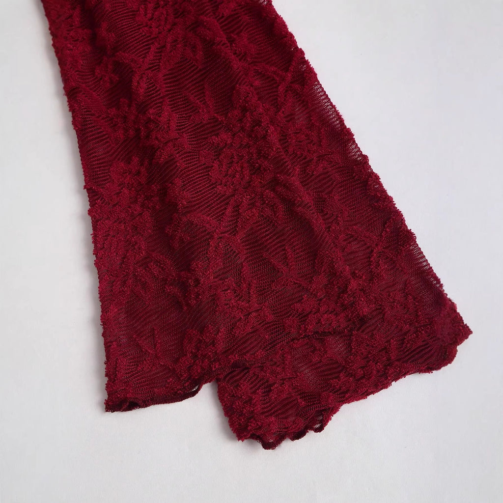 Lace bodycon mini dress