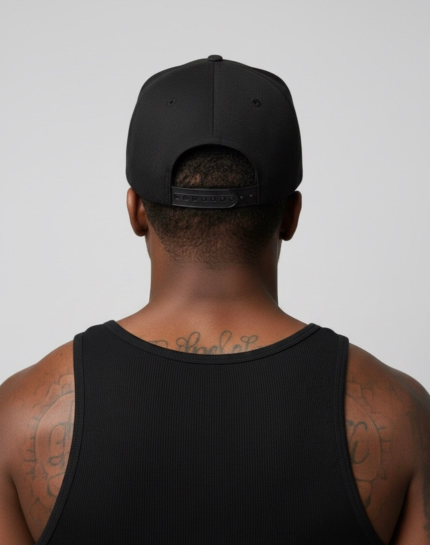 CUSTOMIZED Los Angeles in black/red SNAPBACK #RainDropCollection