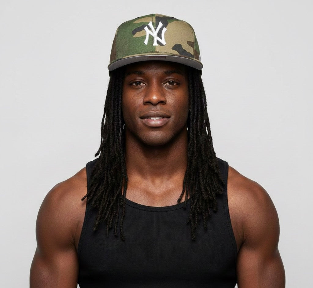 New Era New York Yankees MLB Woodland Camo 59FIFTY fitted hat