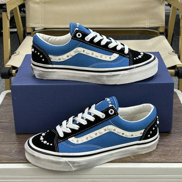 Vans Pearl Distressed Canvas Shoe