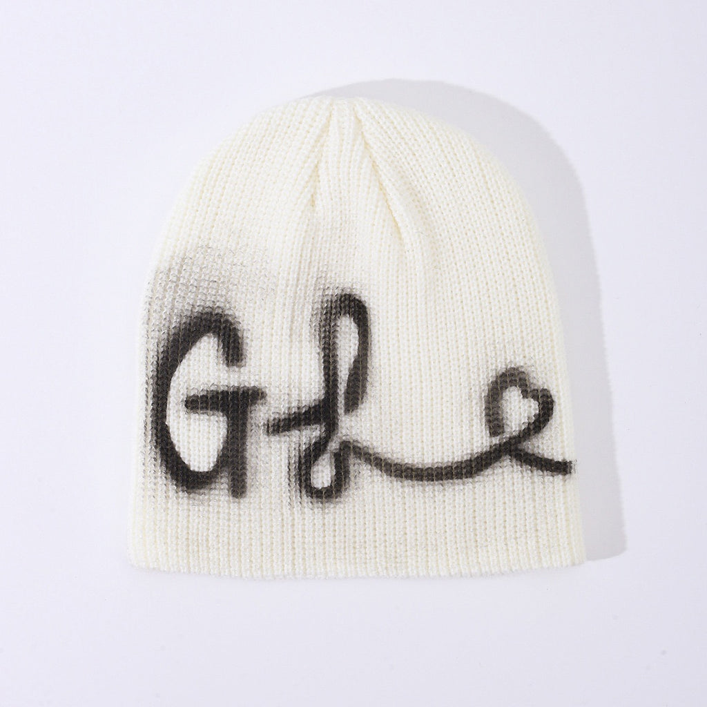 Printed Knitted beanie