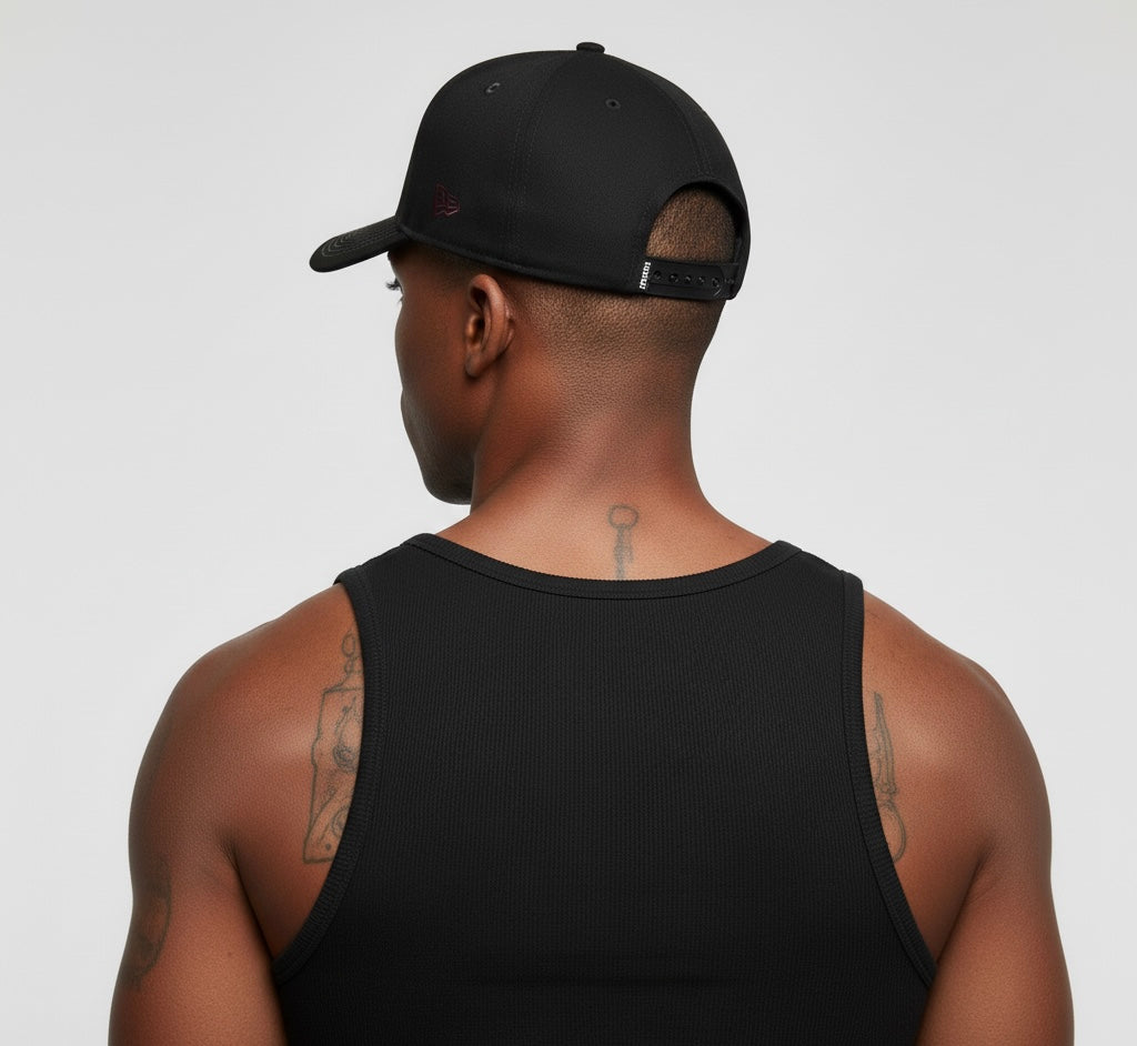 New Era A-Frame 9Fifty Los Angeles Dodgers snapback cap with a black crown