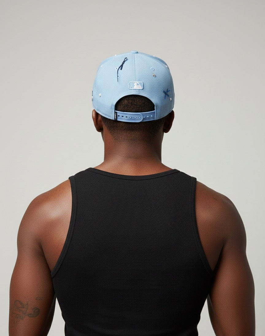 CUSTOMIZED Chicago white Sox in Sky blue SNAPBACK #LoveBowCollection