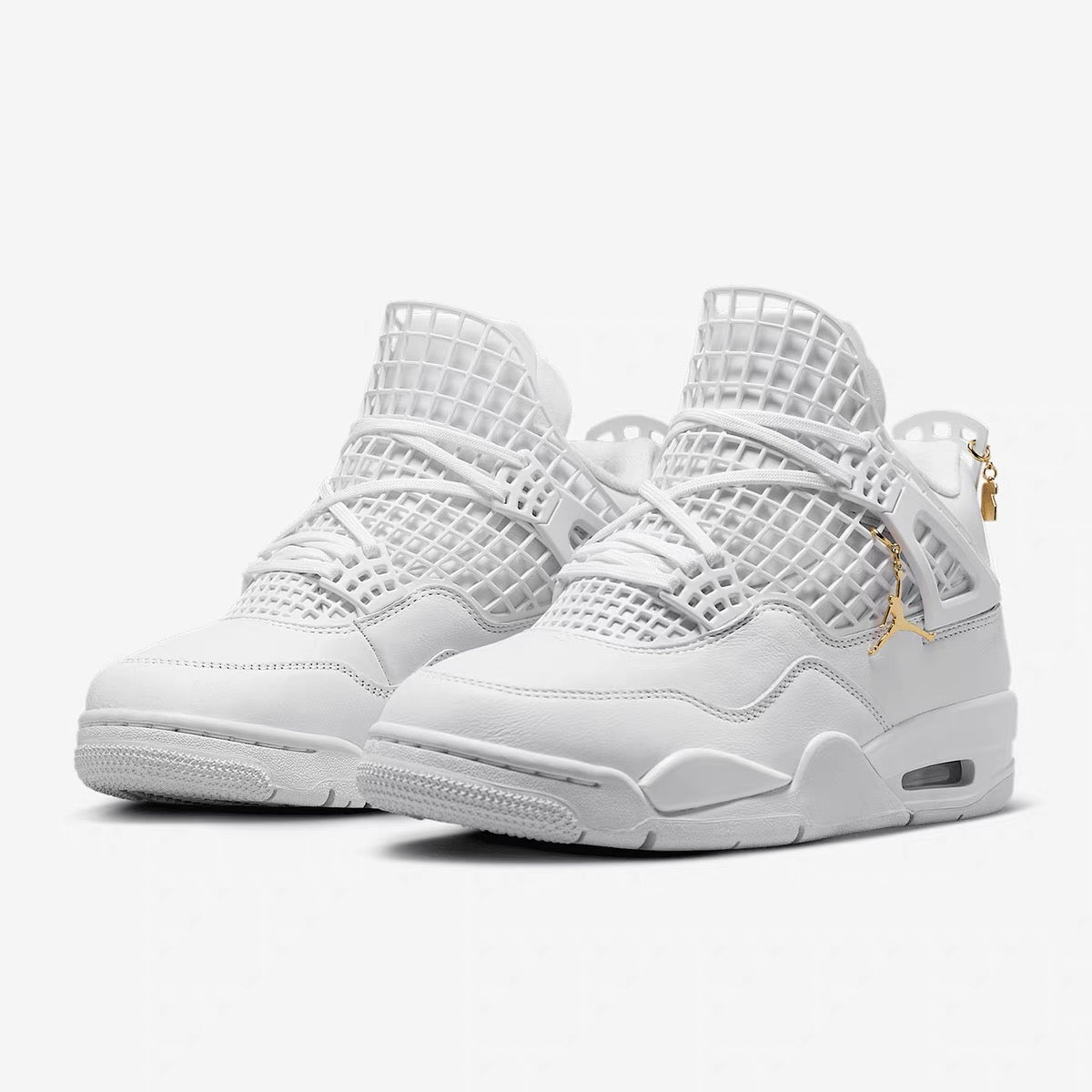 Air Jordan 4 NET “White and Gold”