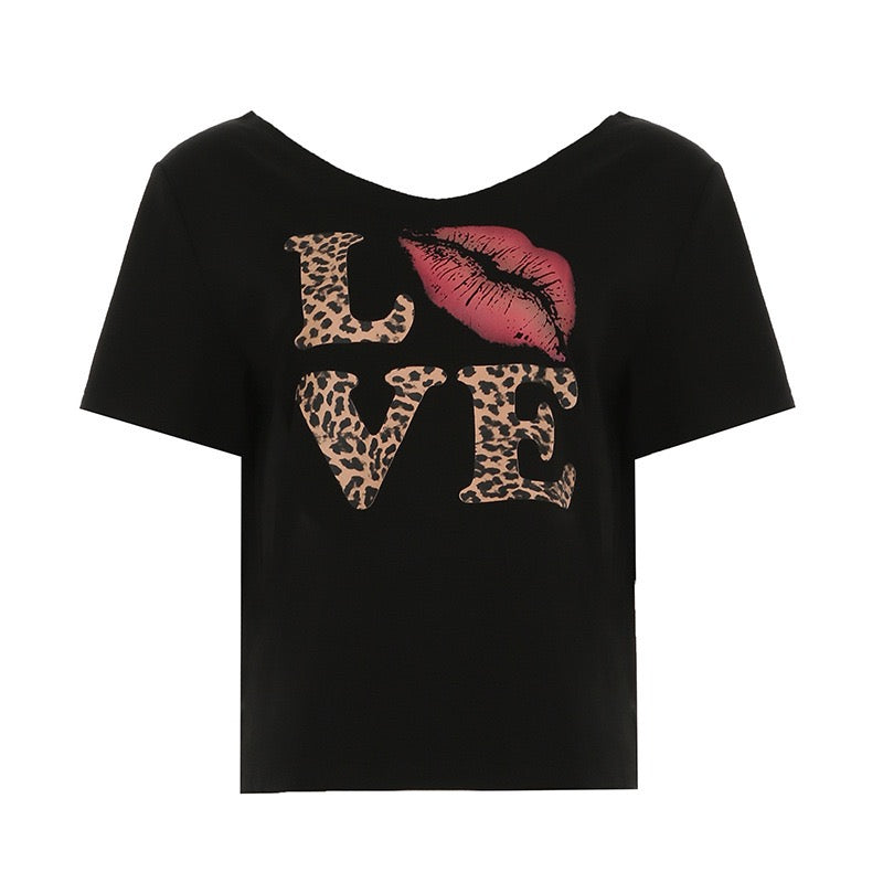 Love Leopard Tee