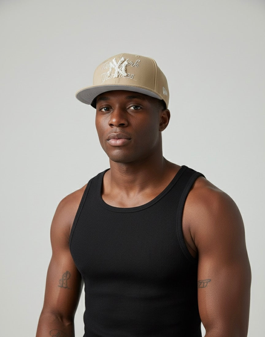 CUSTOMIZED New York Yankees cream SNAPBACK #VirusCollection