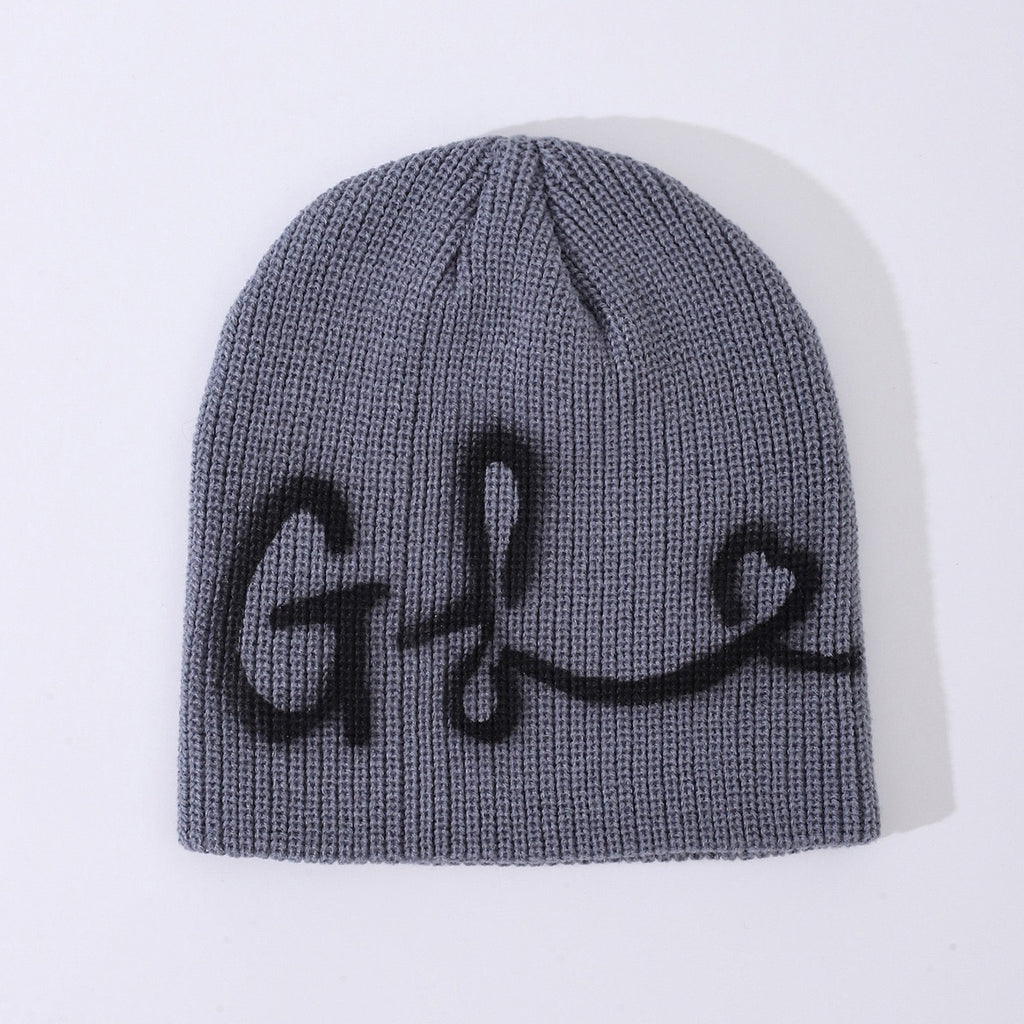 Printed Knitted beanie