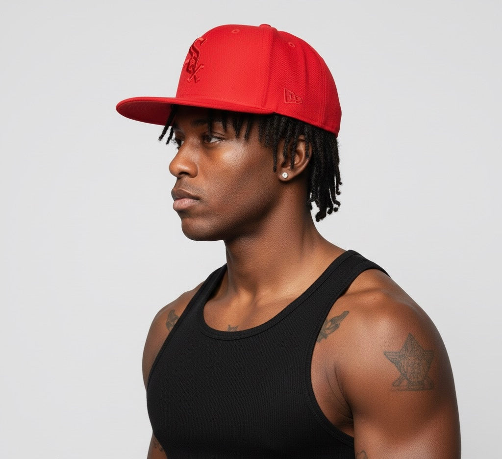 Joe Freshgoods x Chicago White Sox Red 9FIFTY SnapBack Hat