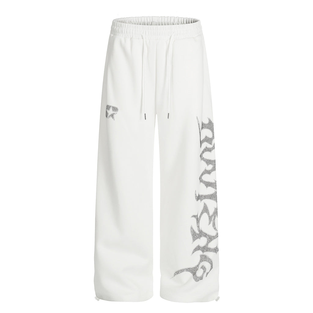 Creative Print Decorative Cotton Pant
