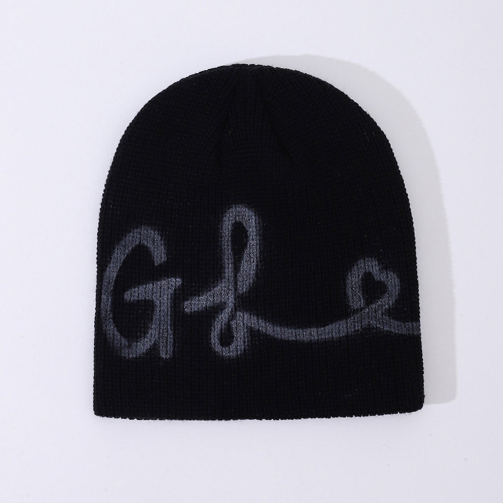 Printed Knitted beanie