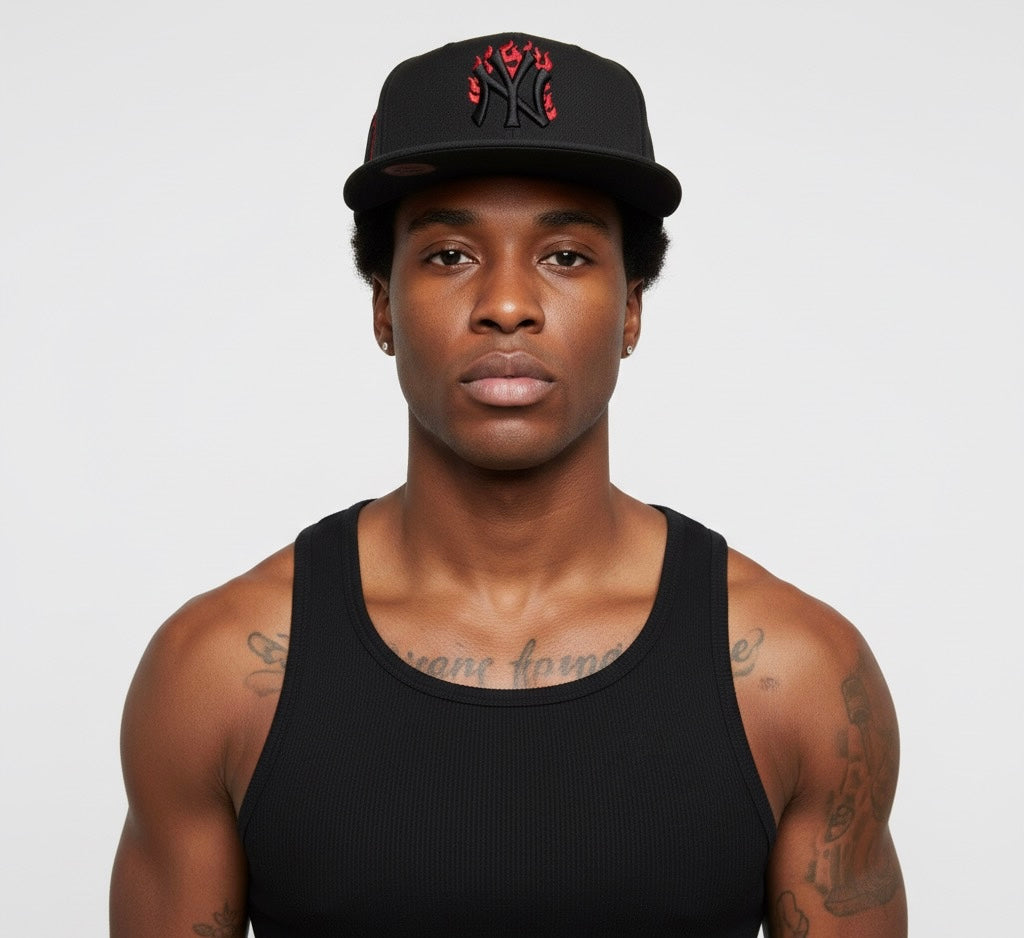 New Era New York Yankees Team Fire 9FIFTY SNAPBACK Hat