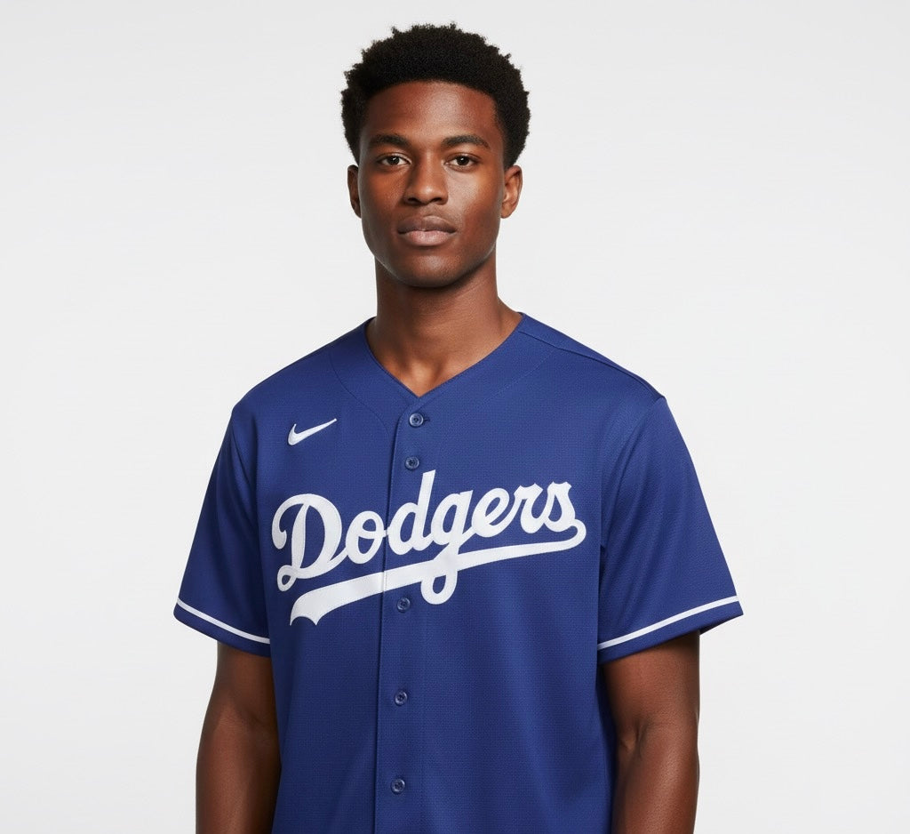 Los Angeles Dodgers Baseball MLB Blue Shirt Jersey
