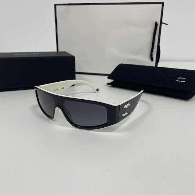 Chanel Futuristic Shield Sunglasses