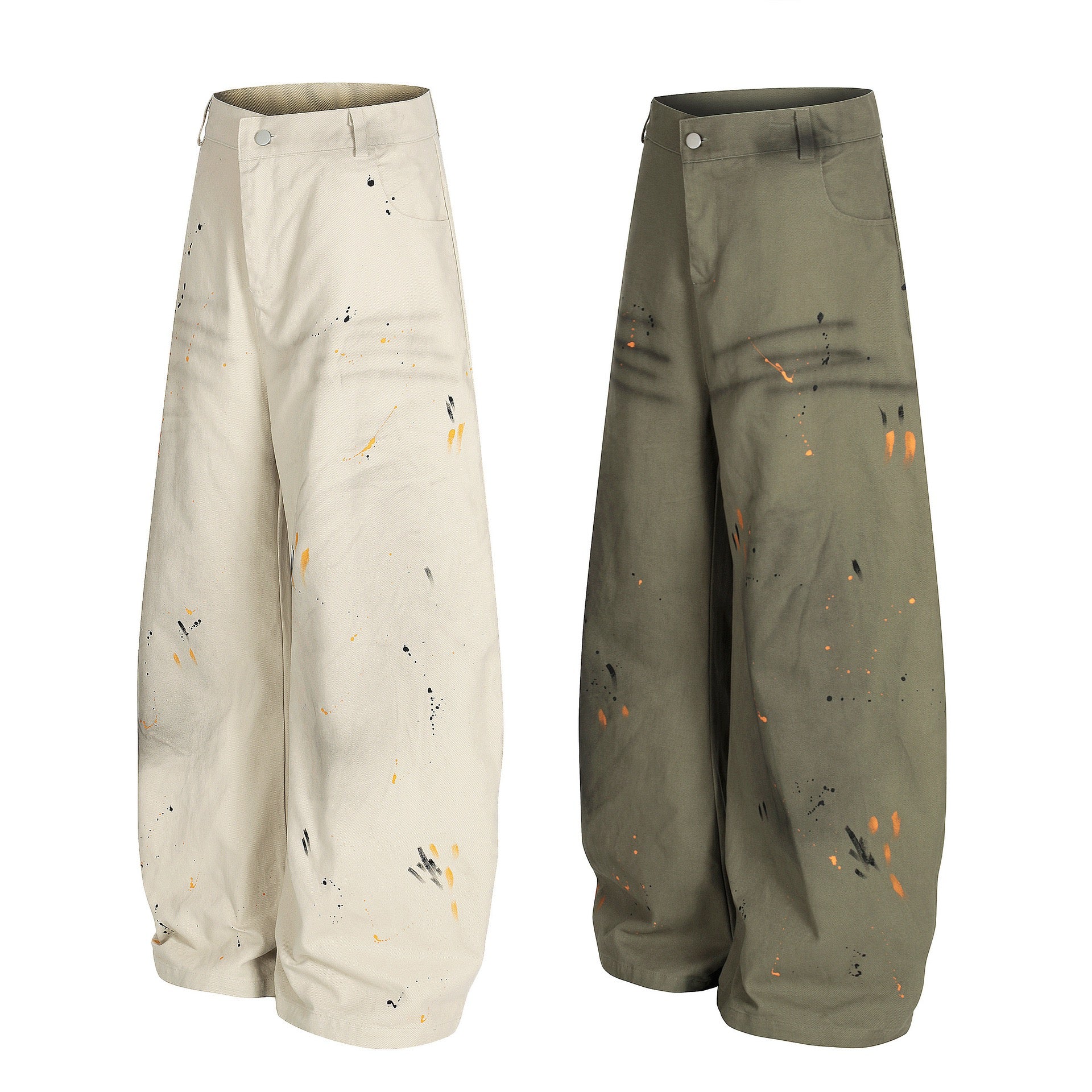 Solid Color Classic Cotton Long Pants