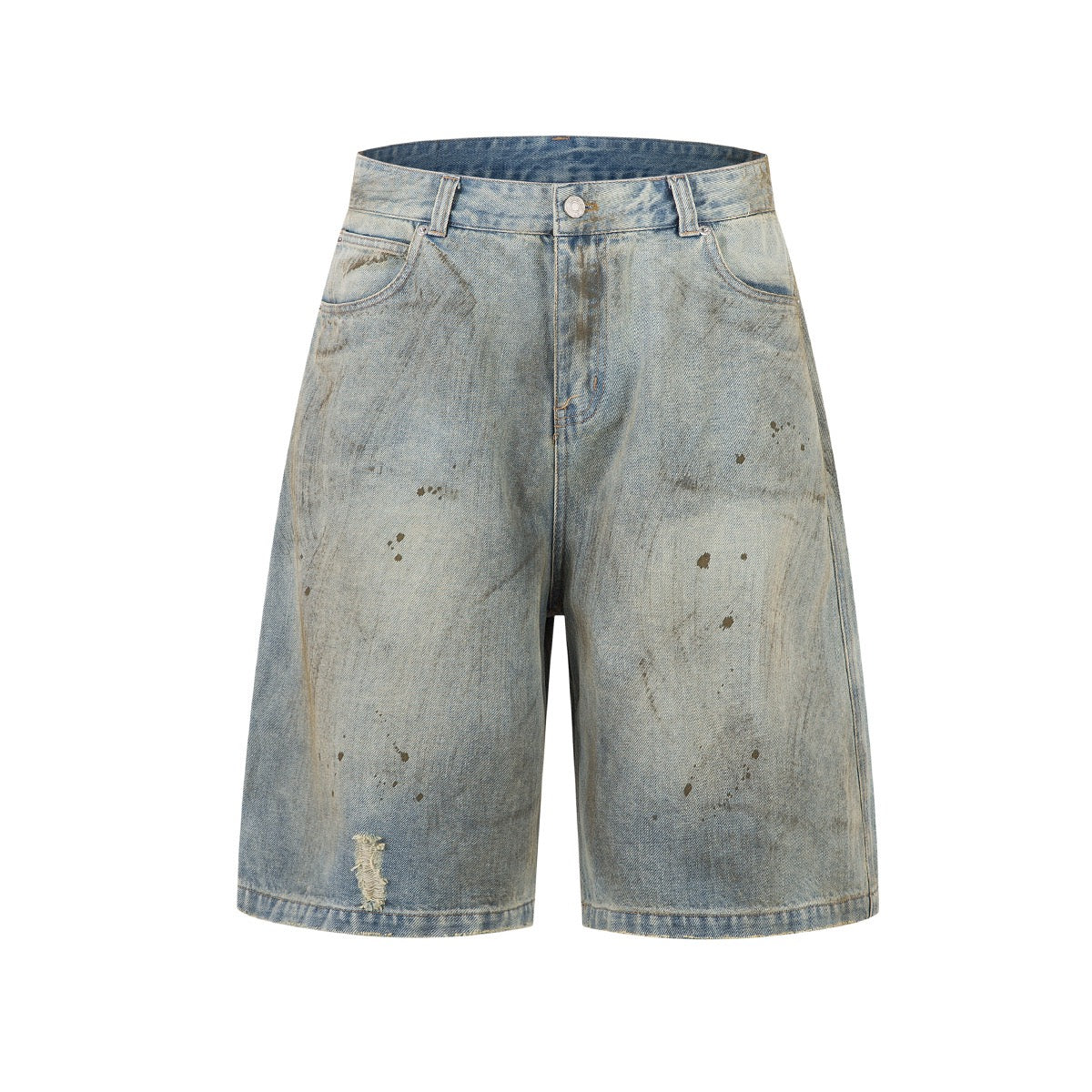 Washed Denim Short