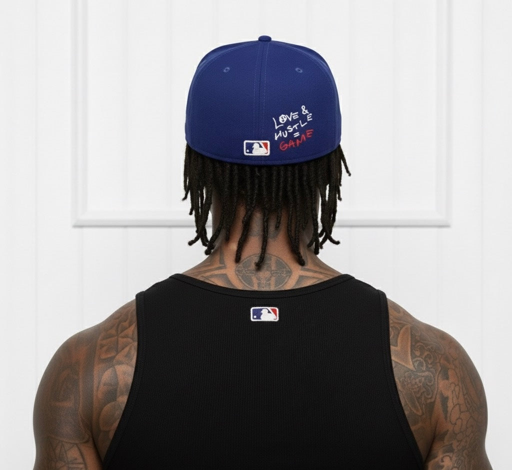 New Era Los Angeles Dodgers 59FIFTY Team Heart fitted cap in royal blue