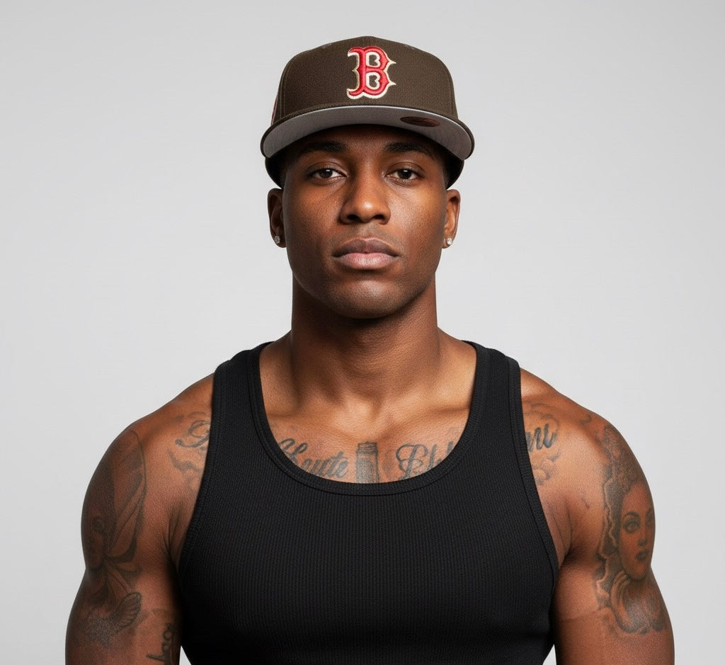 Boston Red Sox New Era Brown 1999 All-Star Game 59FIFTY Fitted Hat.