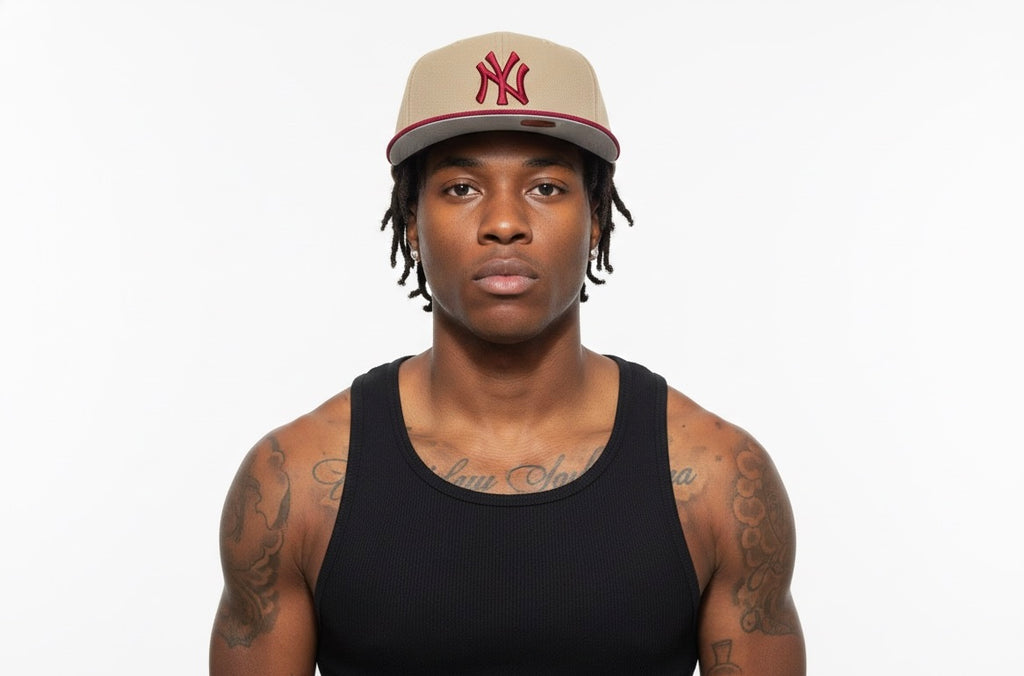 New York Yankees New Era Vegas Gold/Cardinal 59FIFTY Fitted Hat (AA quality)