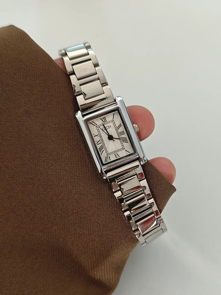 Silver vintage watch