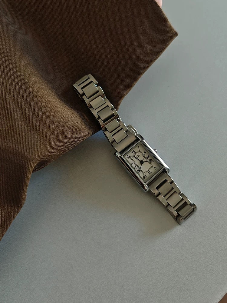 Silver vintage watch