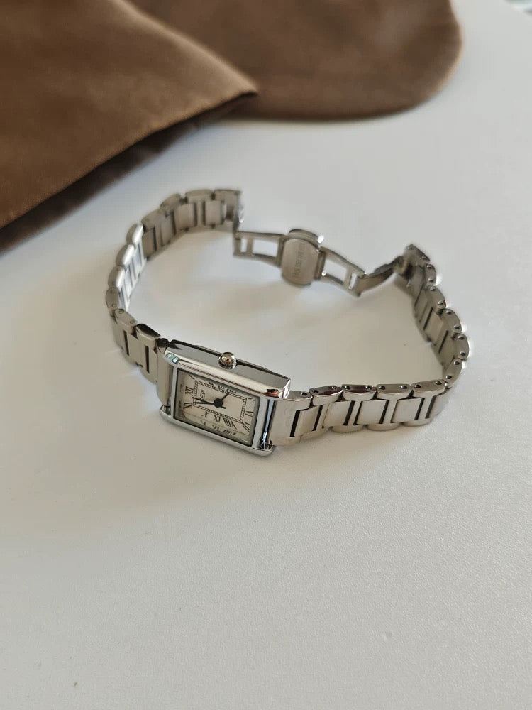 Silver vintage watch
