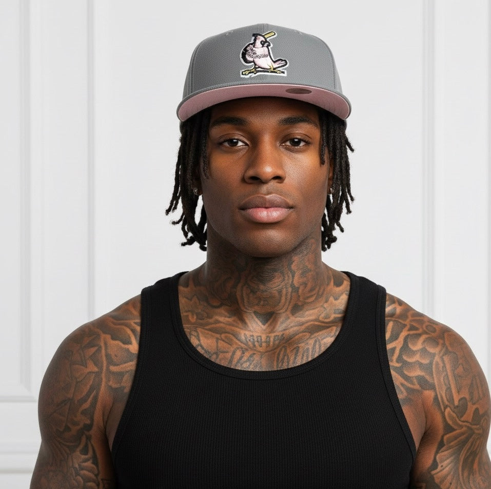 New Era St. Louis Cardinals World Series 1967 Gray and Pink Edition