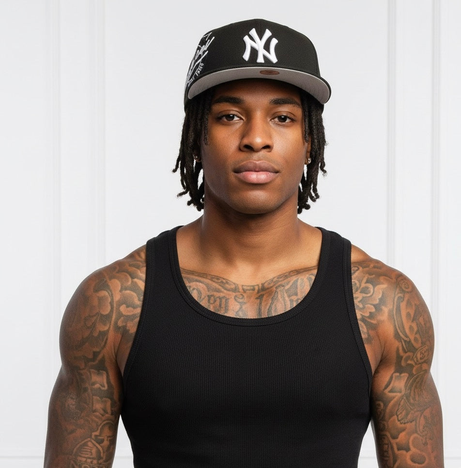 New Era New York Yankees Script Sided 59FIFTY Fitted Hat