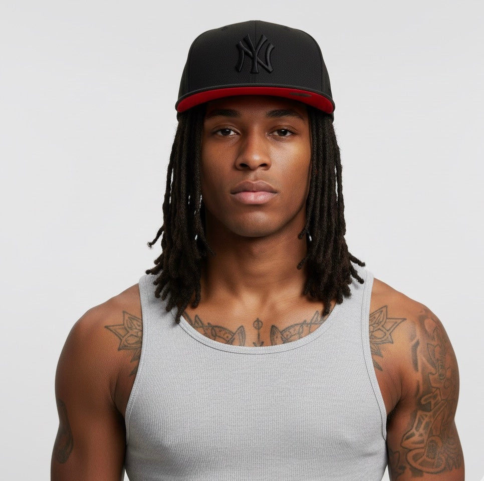 New Era 59FIFTY New York Yankees Black Red