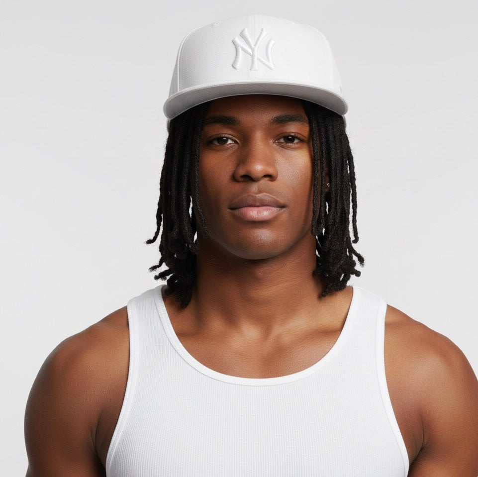 New Era New York Yankees White on White 59FIFTY