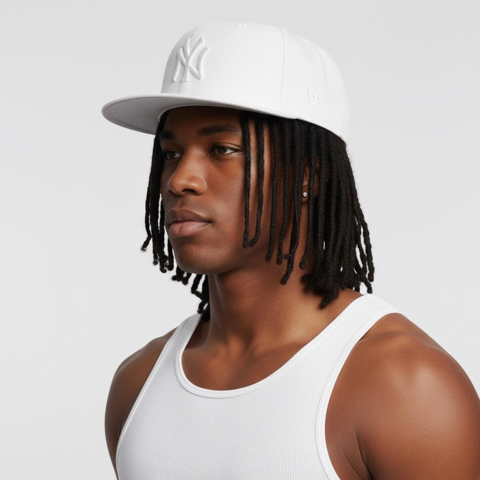 New Era New York Yankees White on White 59FIFTY